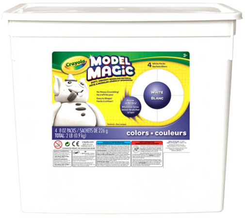 Crayola Model Magic 2lb Resealable Bucket - White