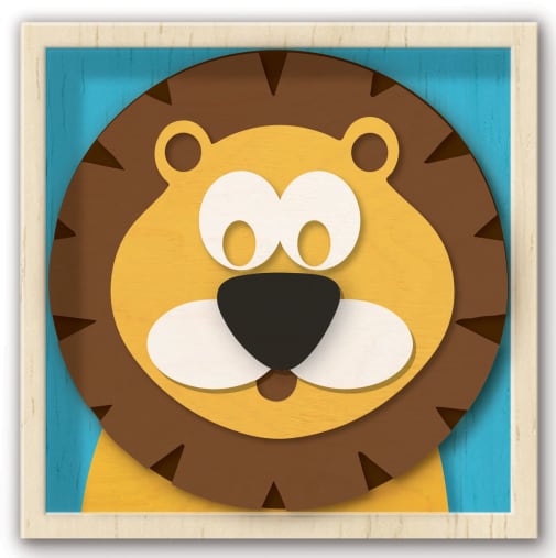 Paint & Stack Puzzlers - Lion