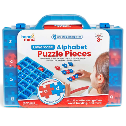 Lowercase Alphabet Puzzle Pieces