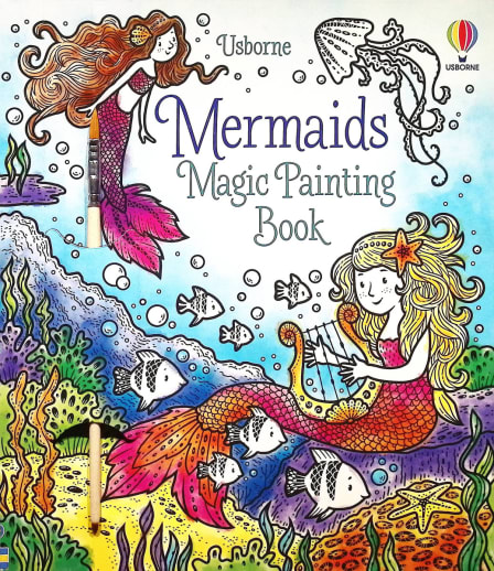Mermaids Magic Painting Book