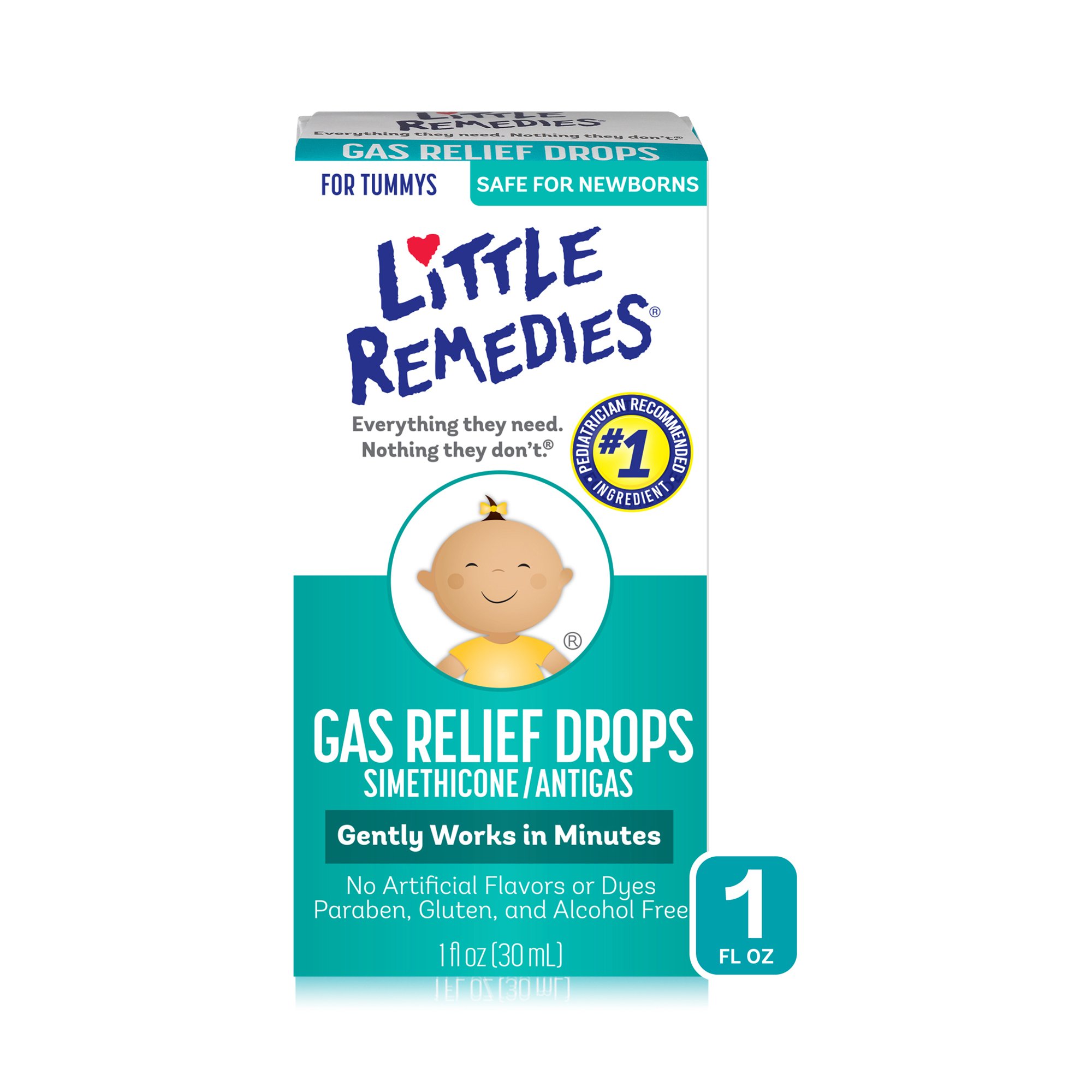 Little Remedies for Tummys Simethicone Antigas Gas Relief Drops MK 982801