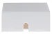 RJ45 Single Port Cat5e Surface Mount Jack White