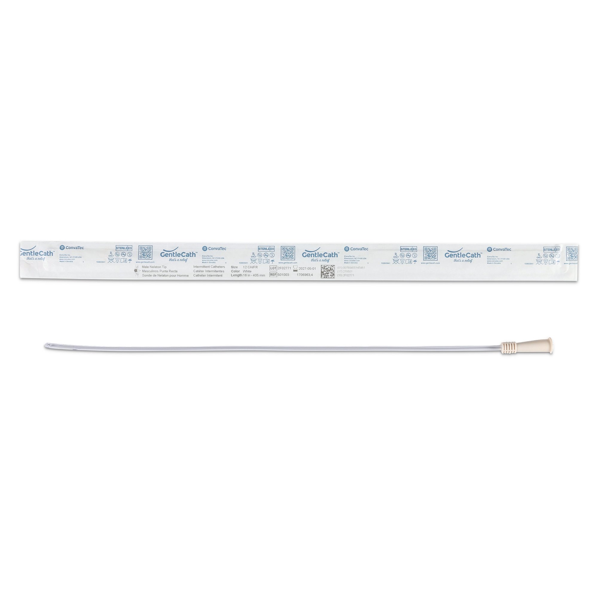GentleCath Urethral Catheter, 12 Fr. MK 952796