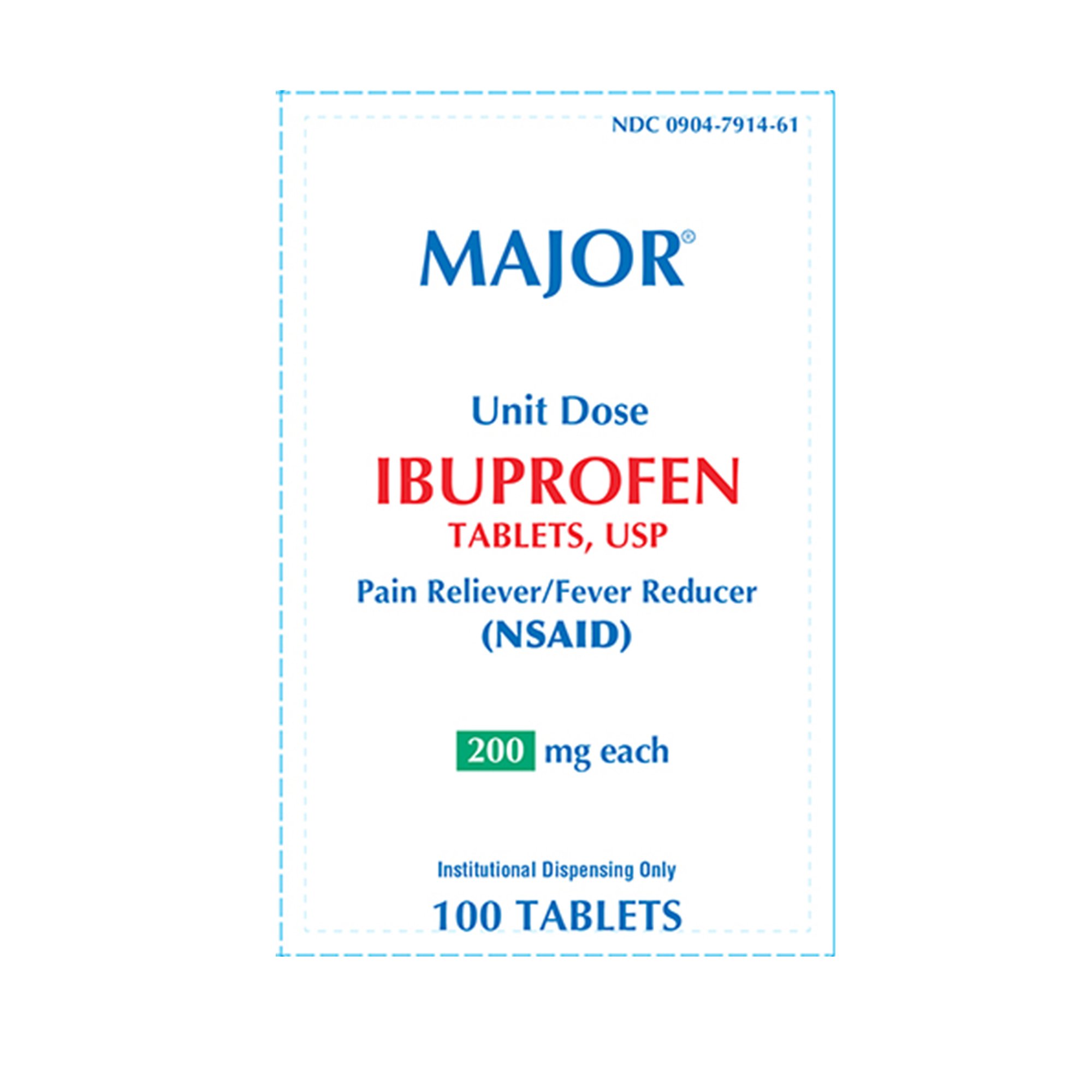 Major Ibuprofen Pain Relief MK 761946
