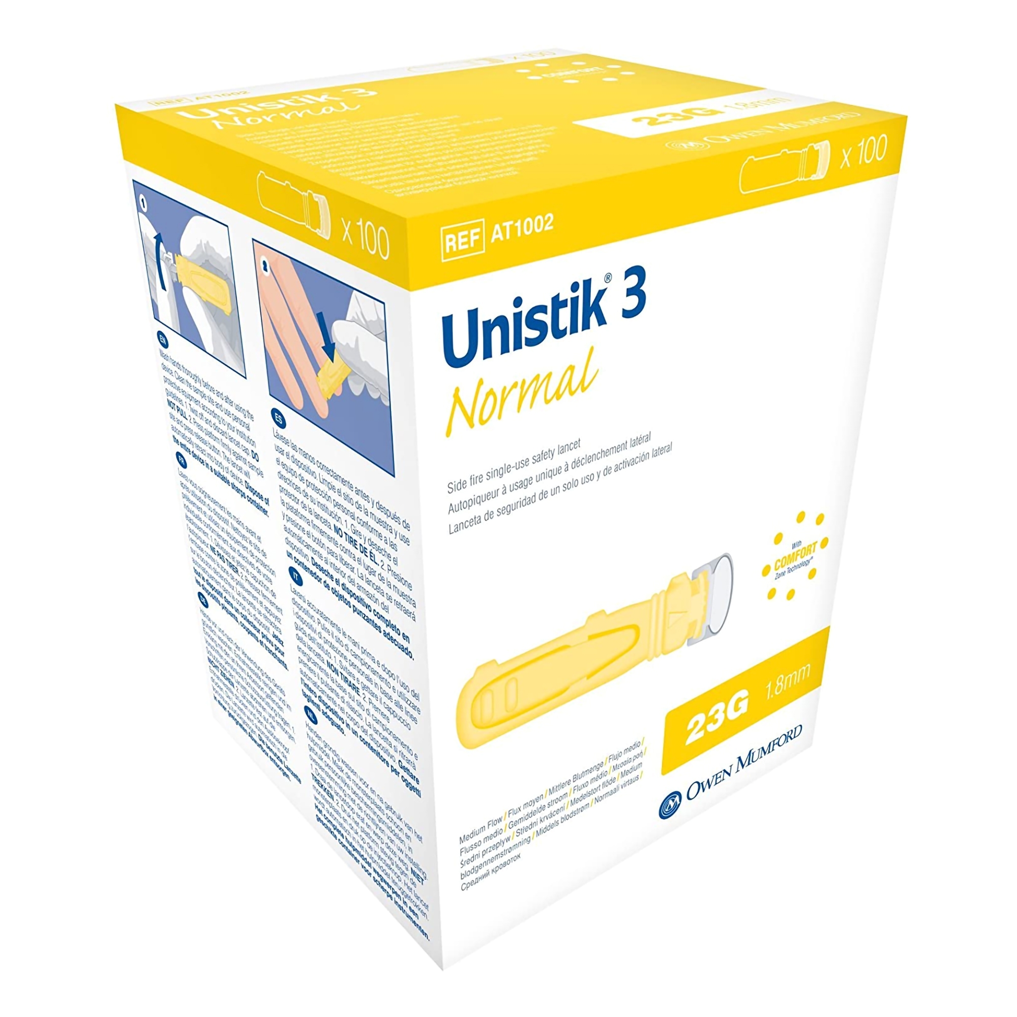 Unistik 3 Normal Safety Lancet MK 475825