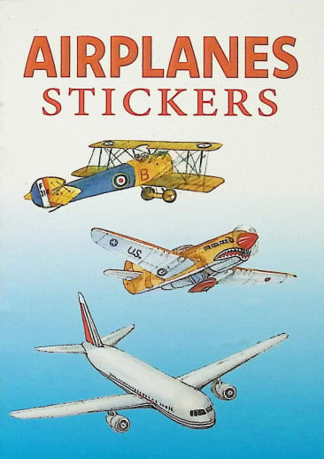 Airplanes realistic stickers
