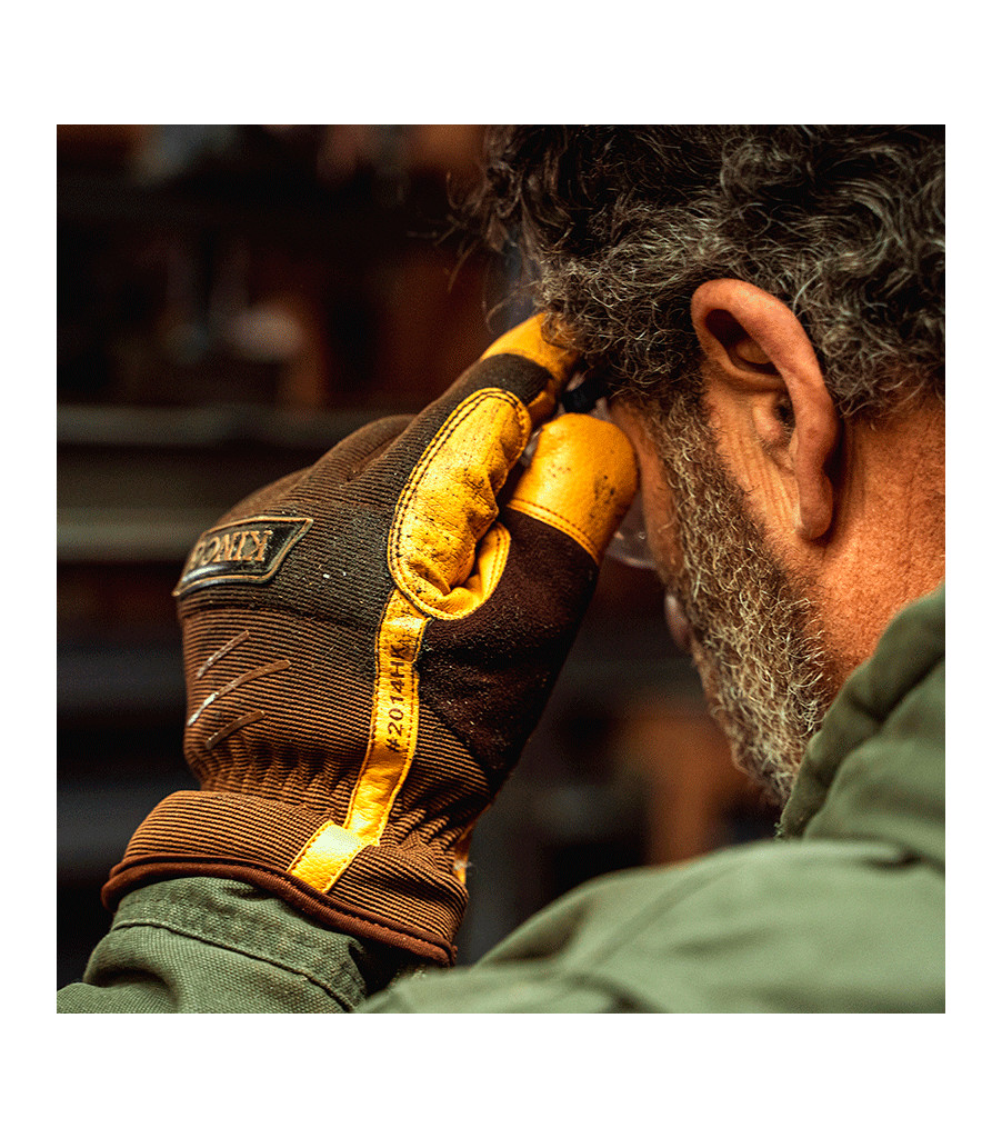 KincoPro&trade; Lined Brown Synthetic, Brown, large image number 3