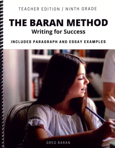 Baran Method Writing for Success Ninth Grade Teacher