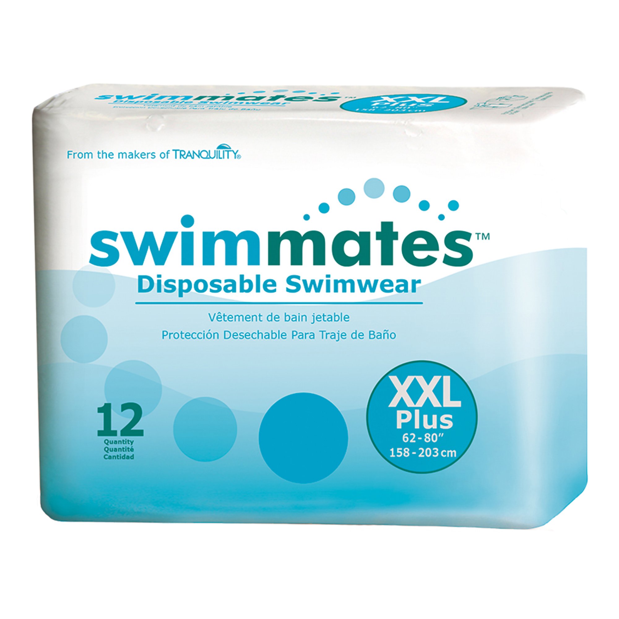 Swimmates Bowel Containment Swim Brief, 2X-Large MK 884134