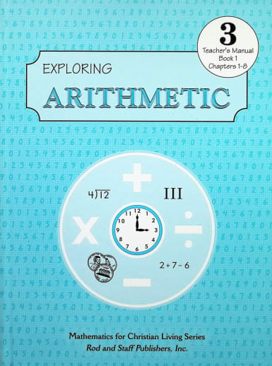 Exploring Arithmetic Grade 3 Teacher's Manual Book 1 (3rd Edition)