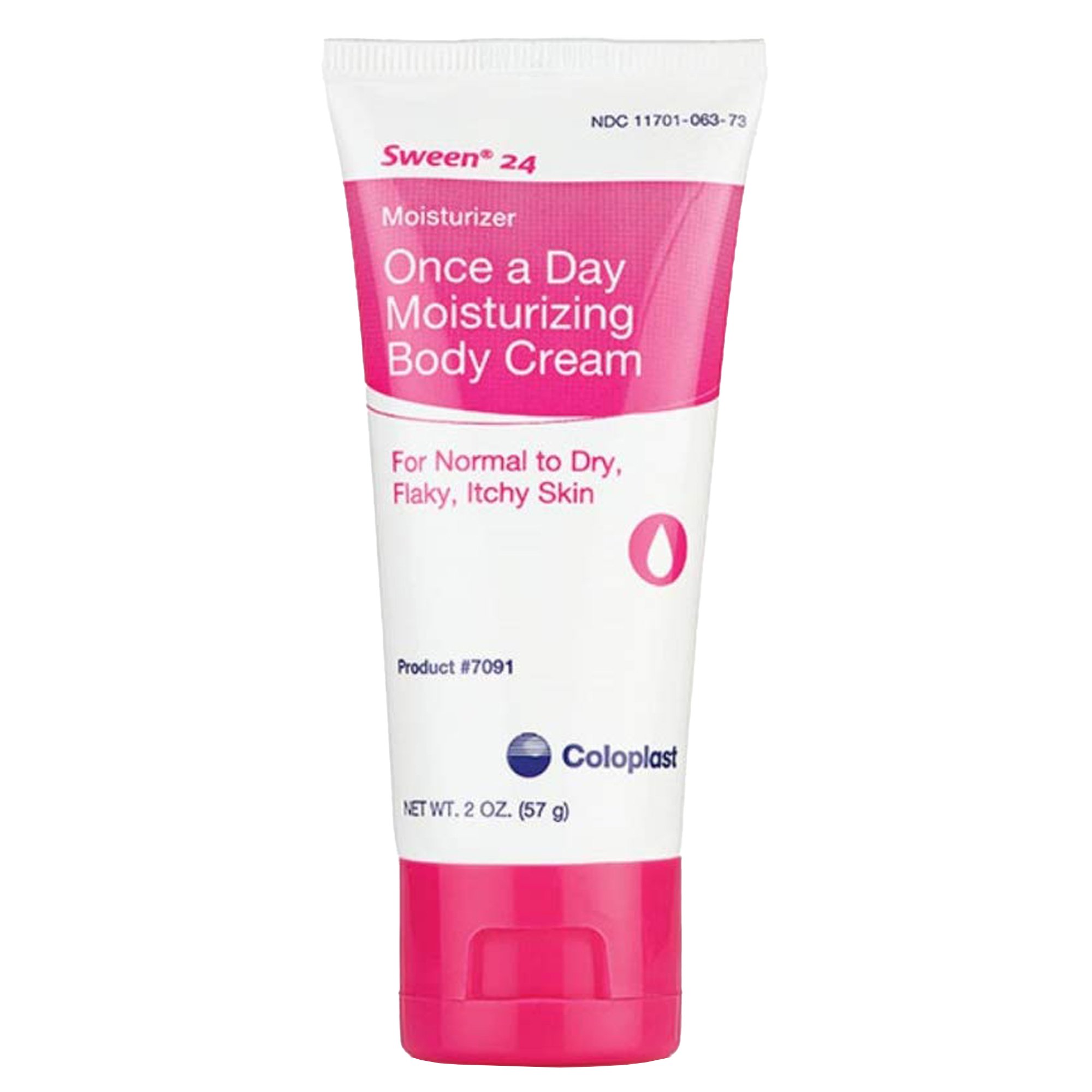 Sween 24 Once a Day Moisturizing Body Cream for Flaky, Itchy Skin, 2-ounce tube MK 497387