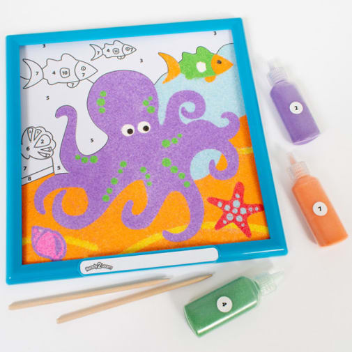 Sand Art Gallery - Color By Number - Sea Life (Ready2Learn)