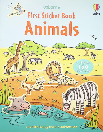 First Sticker Book - Animals (Usborne)