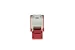 Cat6 RJ45 110 Type Keystone Jack, 50-Micron Gold Plating Contact Pins, Red