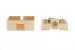 RJ11 Single Port Surface Mount Jack Ivory