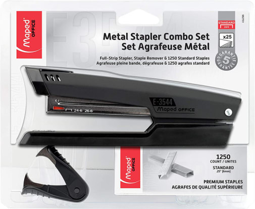 Essentials Stapler & Staple Remover Combo Set