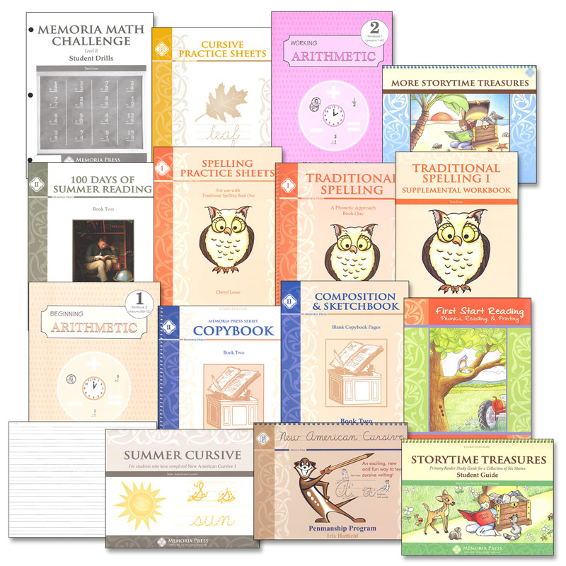 Memoria Press Curriculum 1st Grade Consumables Package