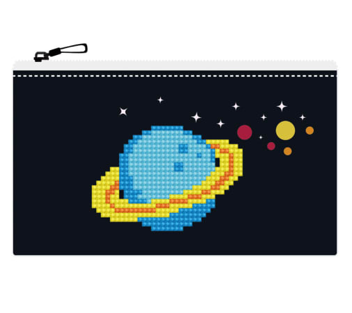 Dotzies Zipper Pouch - Black Space