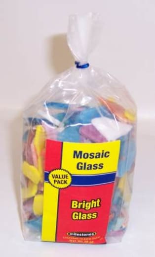 Mosaic Glass Bright Stained Glass Value Pack