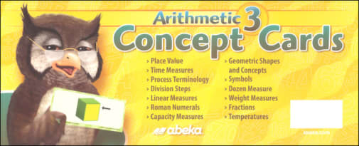 Abeka Arithmetic 3 Concept Cards