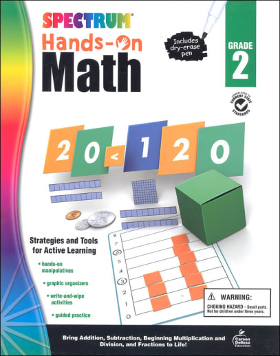 Spectrum Hands-On Math: Grade 2