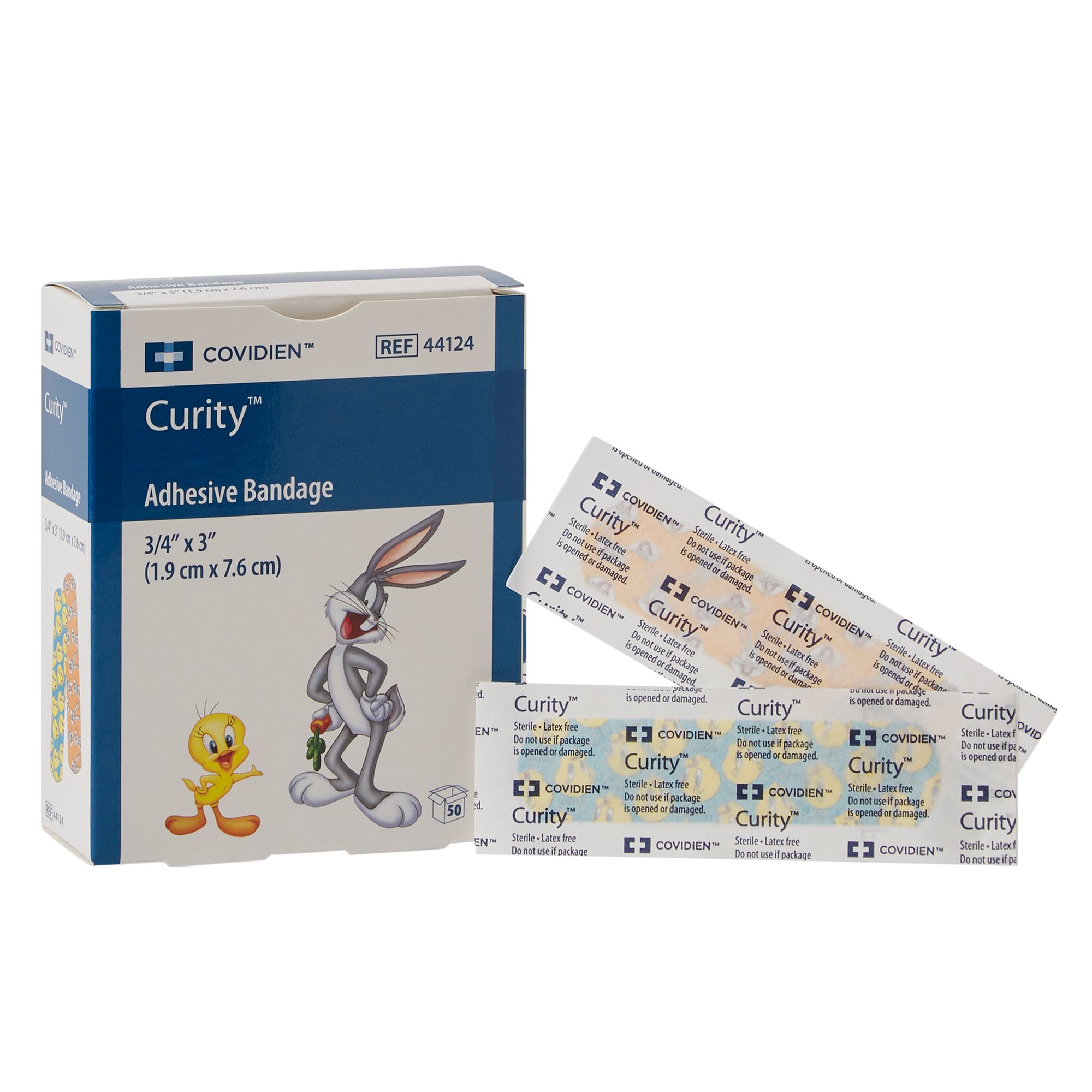 Curity Assorted Looney Tunes Adhesive Strip,  x 3 Inch MK 867805