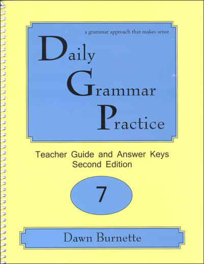 Daily Grammar Practice Teacher Guide Grade 7