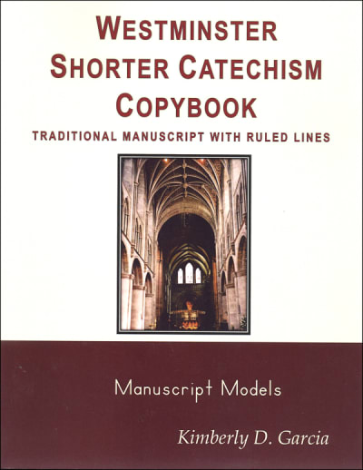 Westminster Catechism Copybooks, Traditional Manuscript, Ruled Lines