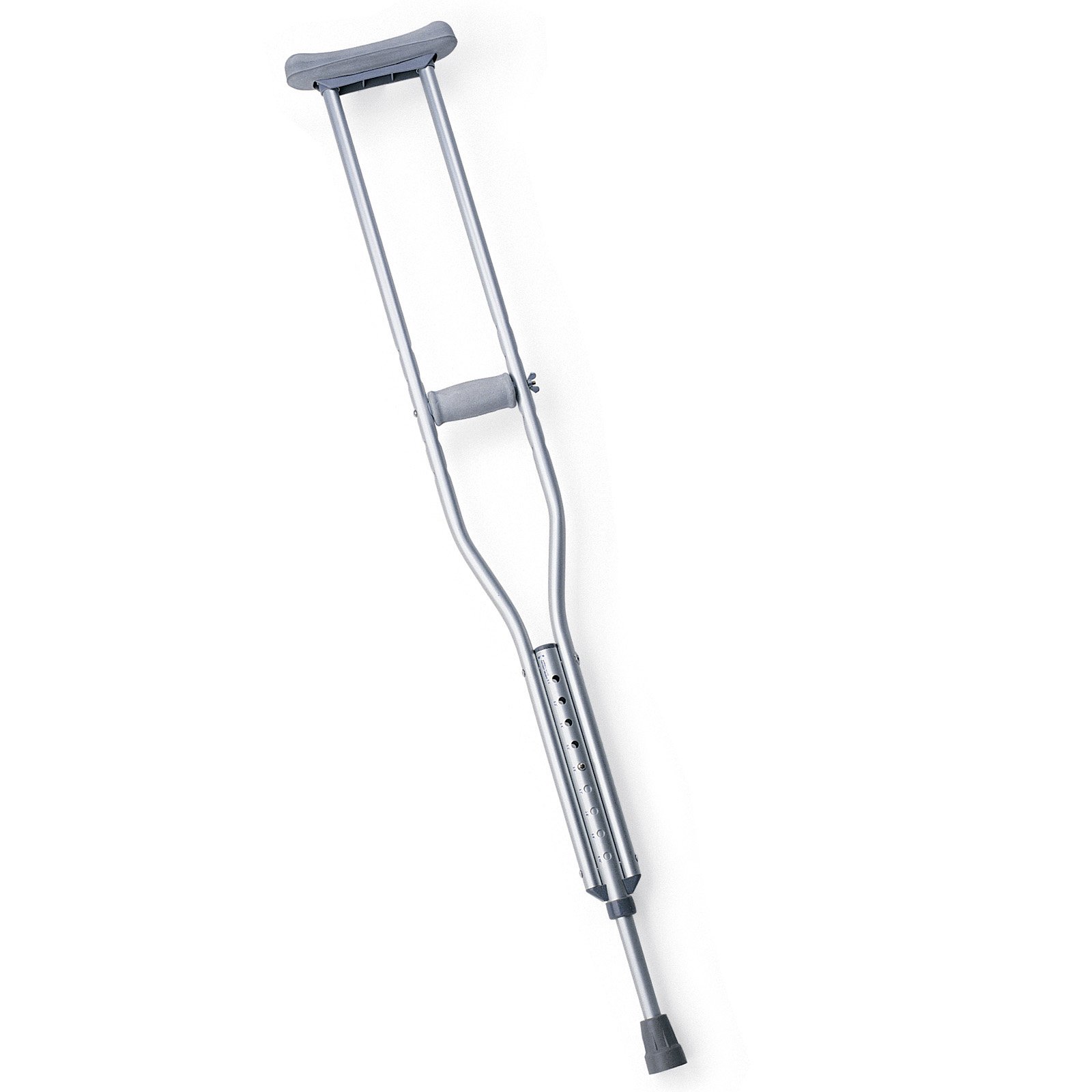 Underarm Crutches Guardian Tall Adult 5 Foot 10 Inch to 6 Foot 6 Inch User Height Aluminum Frame 300 lbs. Weight Capacity MK 632451