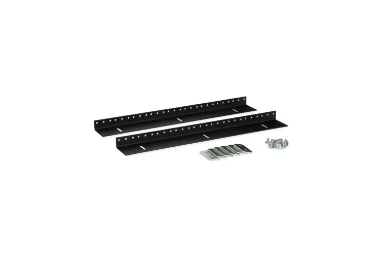 LINIER | 9U Wall Mount Vertical Rail Kit | 10-32 Tapped