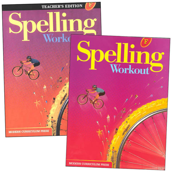 MCP Spelling Workout 2001 Homeschool Bundle F