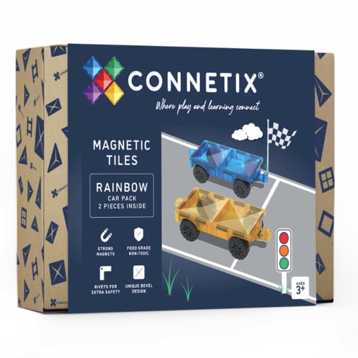 Connetix Rainbow Car Pack (2 pieces)