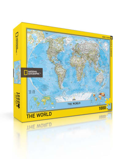 World Puzzle - 1000 piece (National Geographic)