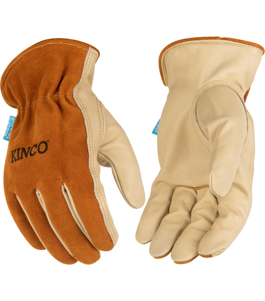 HydroFlector&trade; Water-Resistant Premium Grain & Suede Cowhide Driver, Tan, large image number 2