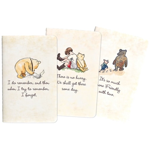 Jotter Notebooks - set of 3 - Winnie-The-Pooh