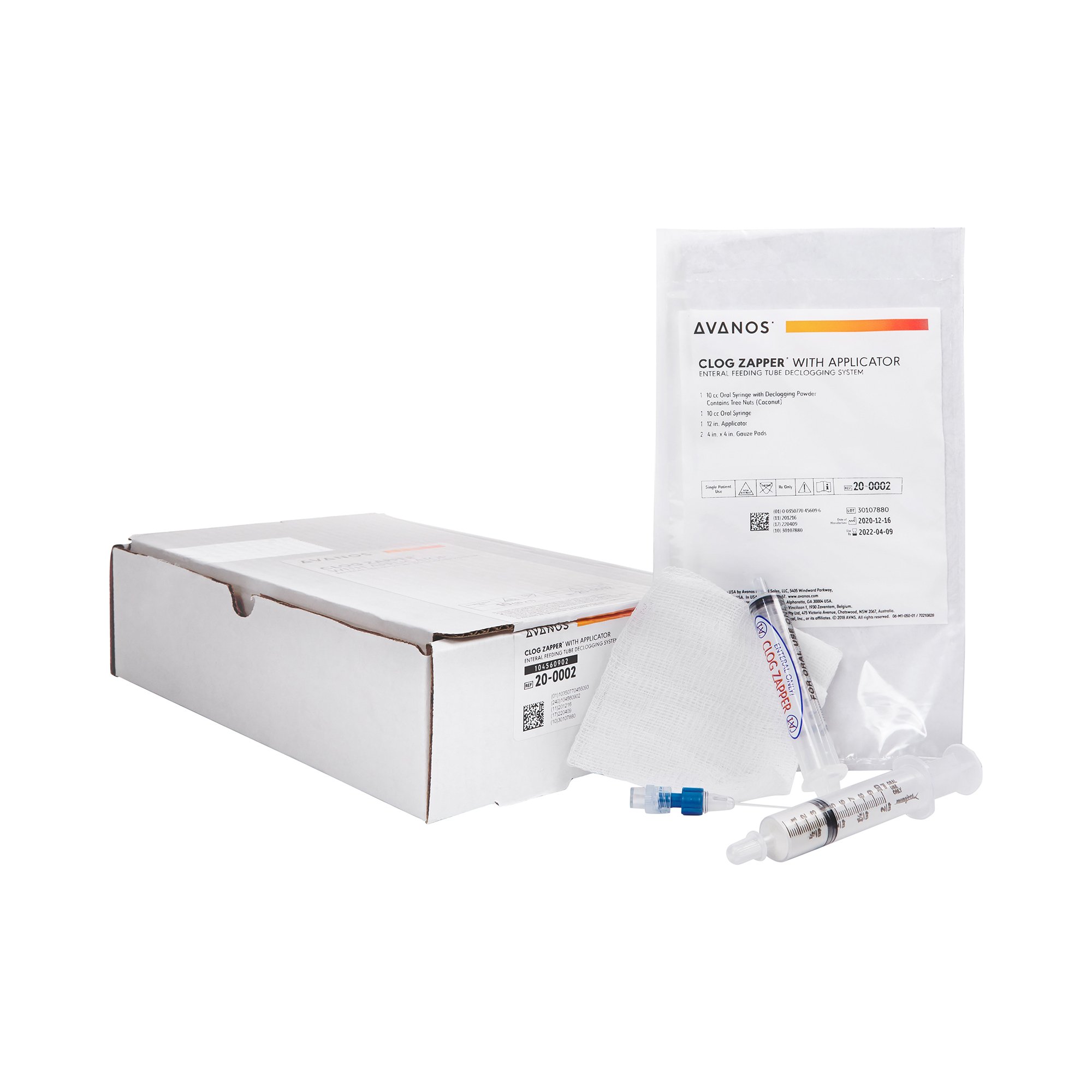 Clog Zapper Enteral Feeding Tube Declogger Kit MK 787331
