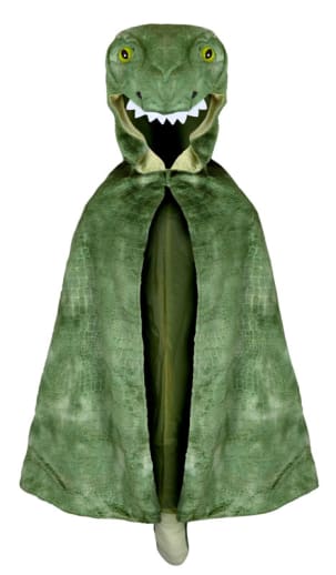 Great Pretenders T-Rex Hooded Cape (size 4-5)