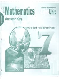 Christian Light Math LightUnits A/K 701-705 Sunrise Ed