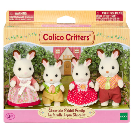 Chocolate Rabbit Family (Calico Critters)