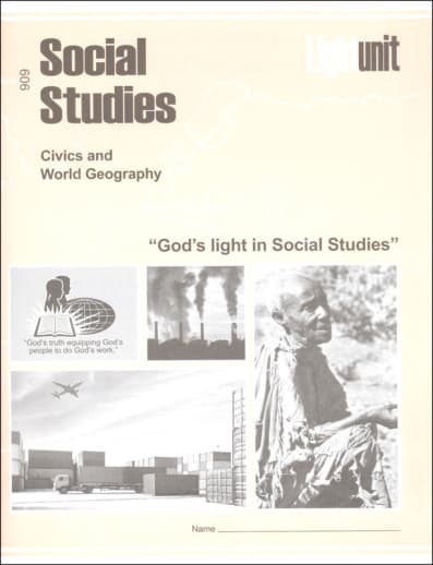Christian Light Social Studies 909 LightUnit