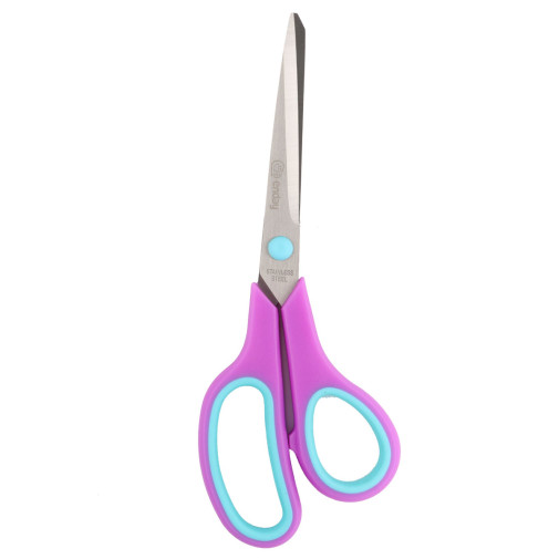 Scissors Soft Grip Round Tip #8 - Purple