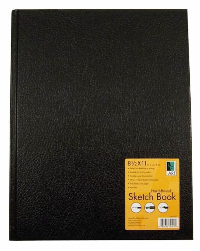 Sketch Book Hard-Bound 8.5"x11"