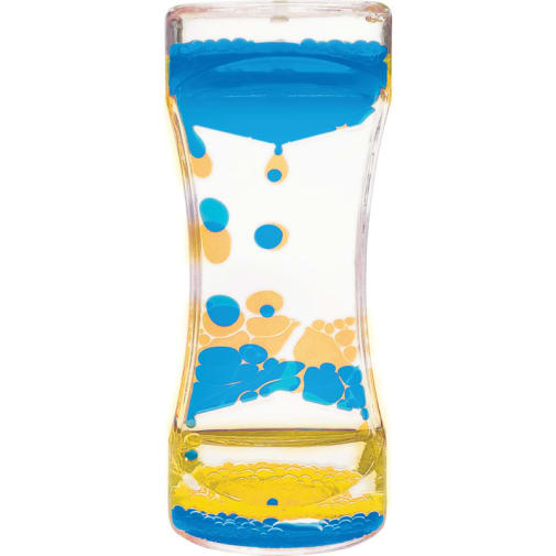 Liquid Motion Bubbler Blue & Yellow