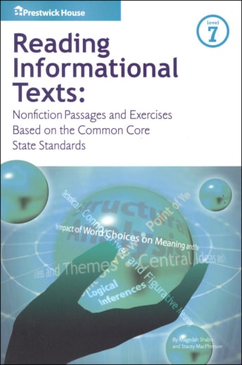 Reading Informational Texts Level 7 Student Book
