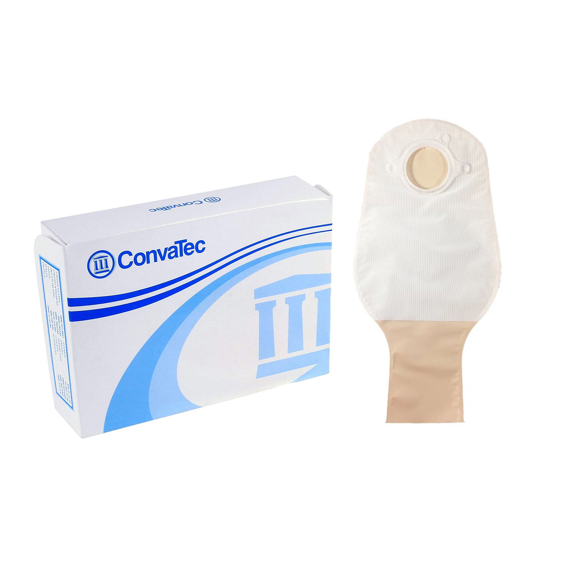 Sur-Fit Natura Opaque Colostomy Pouch, 12-Inch Length, 2 Inch Flange MK 365745