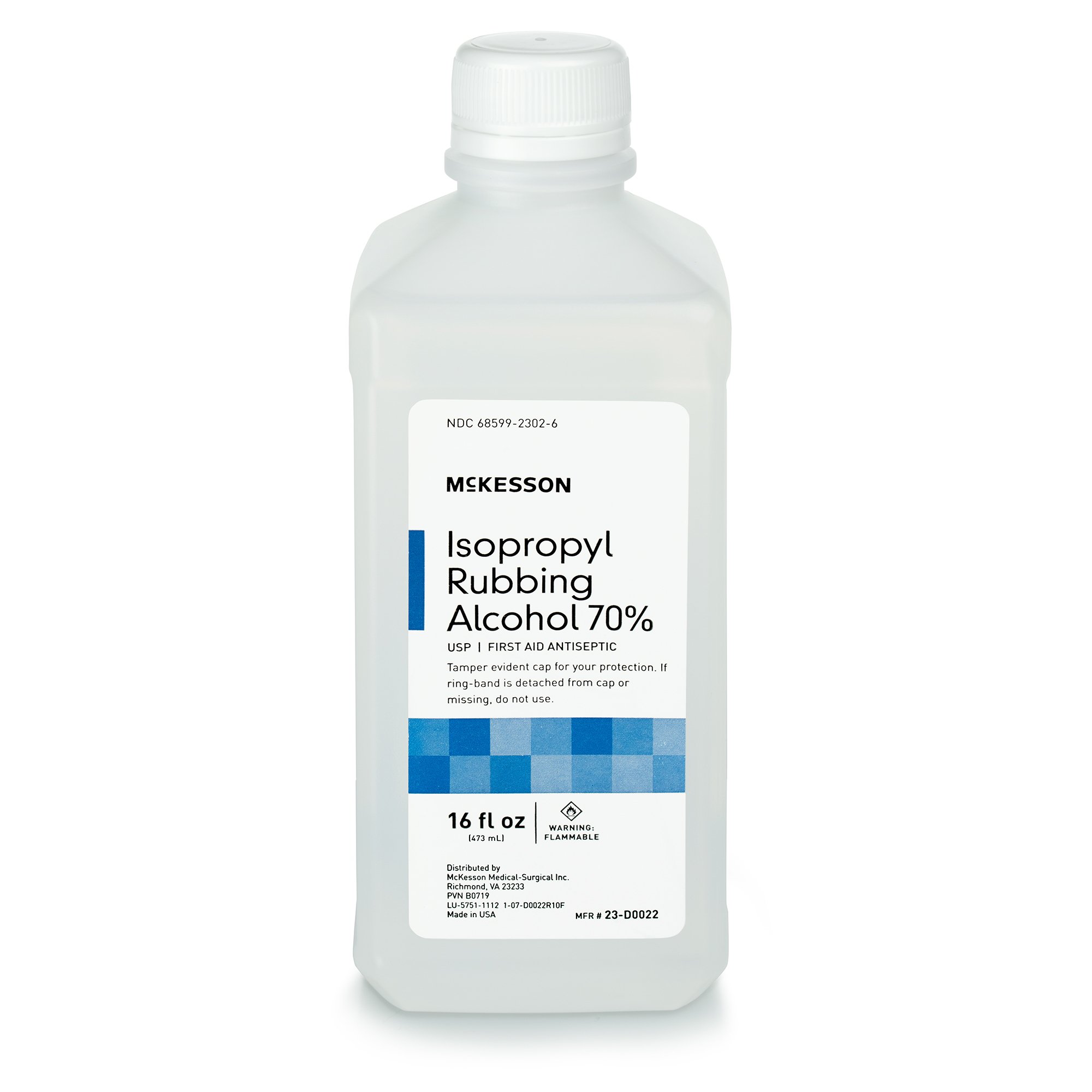 McKesson Isopropyl Alcohol Antiseptic, 16 oz. Bottle MK 49176
