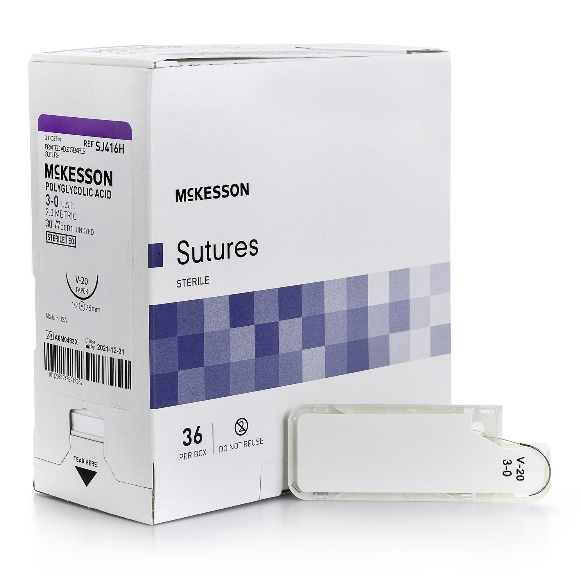 McKesson Suture with V-20 Needle MK 1034527