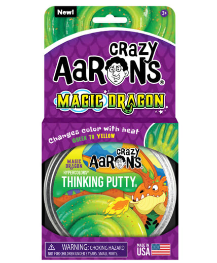 Crazy Aaron's Magic Dragon Thinking Putty 4" Tin (Hypercolor)