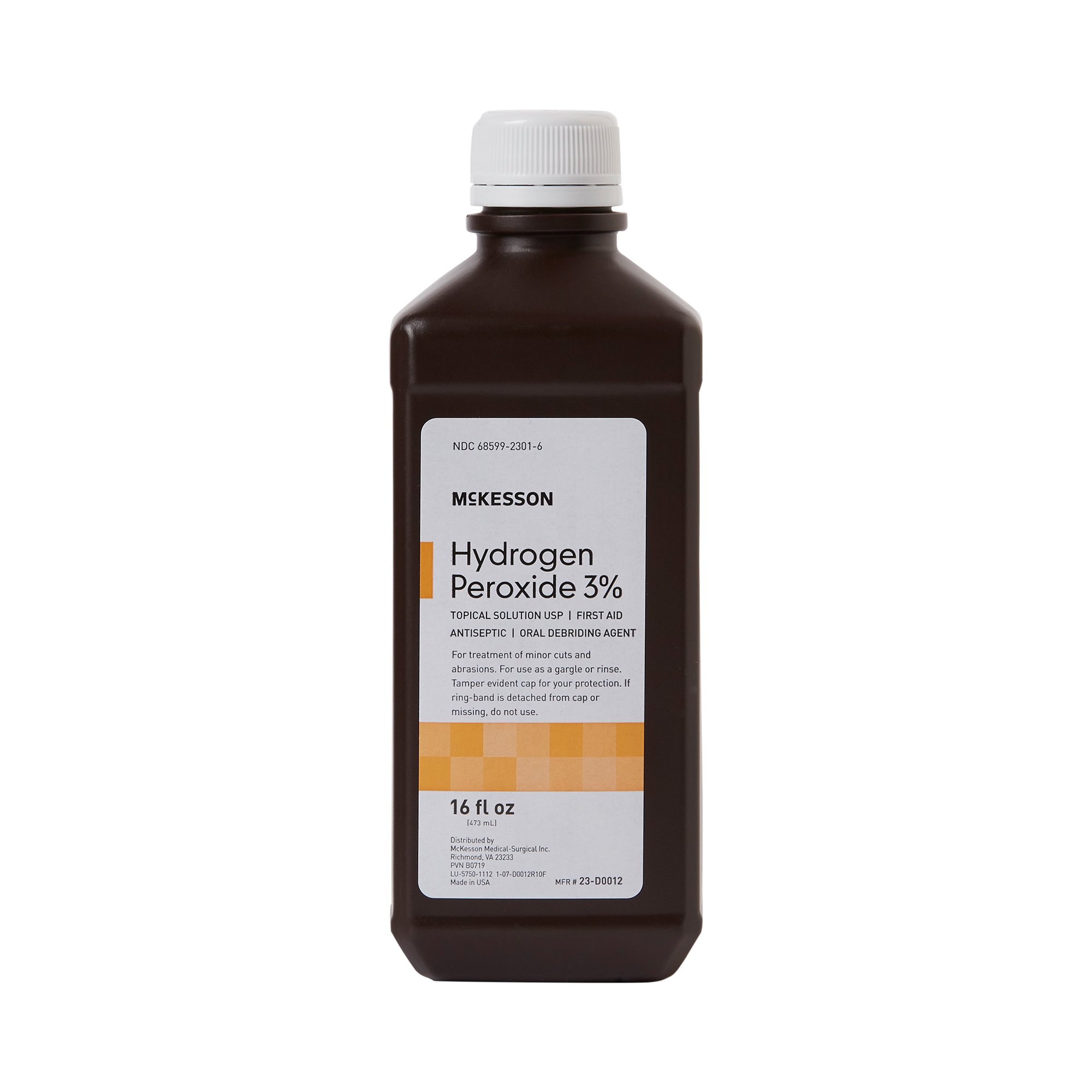 McKesson Hydrogen Peroxide Antiseptic, 16-ounce bottle MK 142779