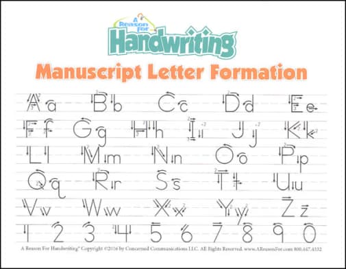 A Reason for Handwriting Student Desk Card